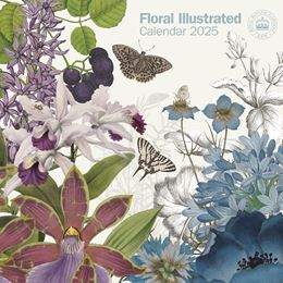 ROYAL BOTANIC GARDENS KEW FLORAL ILLUSTRATED WALL CAL 2025