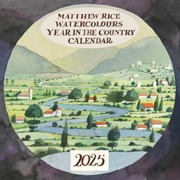 MATTHEW RICE YEAR IN THE COUNTRY WALL CALENDAR 2025