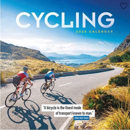 CYCLING WALL CALENDAR 2025