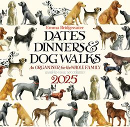 EMMA BRIDGEWATER DATES DINNERS DOG FAMILY ORGANISER 2025