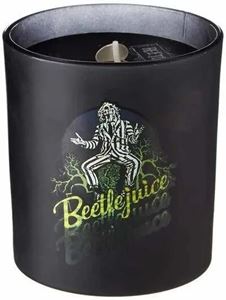 BEETLEJUICE GLASS CANDLE