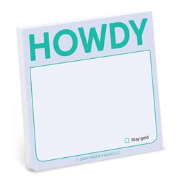 HOWDY STICKY NOTE (PASTEL VERSION)