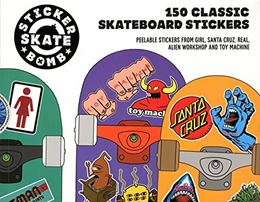 STICKERBOMB SKATE: 150 CLASSIC SKATEBOARD STICKERS