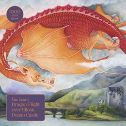 DRAGON FLIGHT OVER EILEAN DONAN CASTLE 1000 PIECE JIGSAW