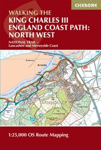 WALKING THE KING CHARLES III COAST PATH: LANCASHIRE MAP