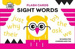 SIGHT WORDS: BRIGHT SPARKS FLASH CARDS (BUTTON BOOKS)