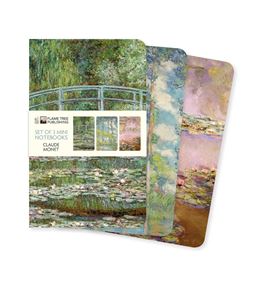 CLAUDE MONET SET OF 3 MINI NOTEBOOKS (PB)