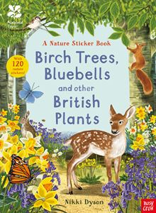 BIRCH TREES BLUEBELLS/ BRITISH PLANTS (NATURE STICKER BOOK)