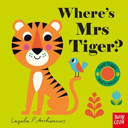 WHERES MRS TIGER (FELT FLAPS) (BOARD)