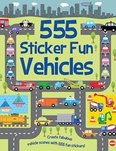 555 STICKER FUN: VEHICLES