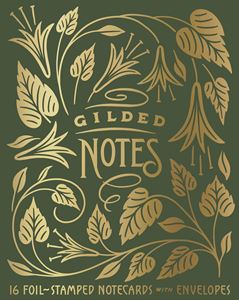 GILDED NOTES: 16 FOIL STAMPED NOTECARDS AND ENVELOPES