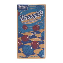 DRAUGHTS CLASSIC WOODEN GAME (HOUSE OF NOVELTIES)
