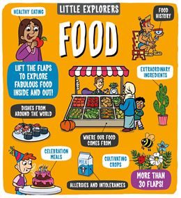 LITTLE EXPLORERS: FOOD (LIFT THE FLAP) (BOARD)