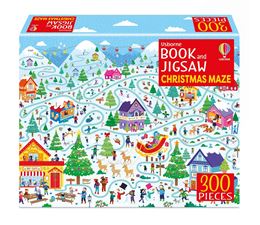 USBORNE BOOK AND JIGSAW: CHRISTMAS MAZE