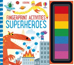 FINGERPRINT ACTIVITIES: SUPERHEROES (SPIRAL BOUND HB)