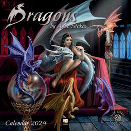 DRAGONS BY ANNE STOKES 2024 WALL CALENDAR