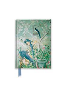 AUDUBON PAIR OF MAGPIES FOILED RULED POCKET JOURNAL (HB)