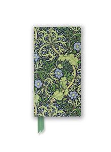 WILLIAM MORRIS SEAWEED FOILED BLANK SLIMLINE JOURNAL