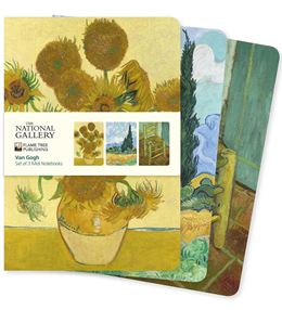 NATIONAL GALLERY VAN GOGH SET OF 3 MIDI NOTEBOOKS (PB)