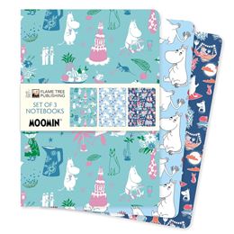 MOOMIN SET OF 3 A5 NOTEBOOKS (PB)