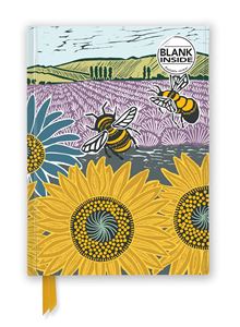 KATE HEISS SUNFLOWER FIELDS FOILED BLANK A5 JOURNAL (HB)