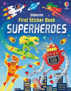 FIRST STICKER BOOK: SUPERHEROES (PB)