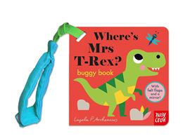 WHERES MRS T REX BUGGY BOOK (FELT FLAPS) (BOARD)