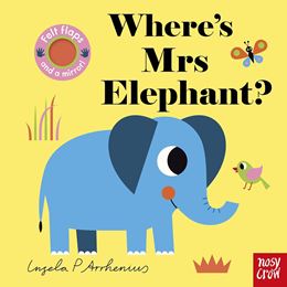 WHERES MRS ELEPHANT (FELT FLAPS) (BOARD)