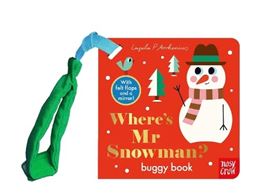 WHERES MR SNOWMAN BUGGY BOOK (FELT FLAPS) (BOARD)