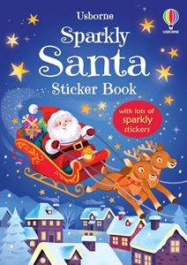 SPARKLY SANTA STICKER BOOK (PB)