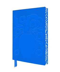 VICKY YORKE ZIVA BLUE VASE ARTISAN ART RULED A5 NOTEBOOK