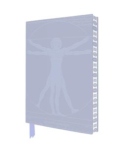 DA VINCI VITRUVIAN MAN ARTISAN ART RULED A5 NOTEBOOK