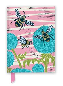 KATE HEISS BUSY POLLINATORS FOILED RULED A5 JOURNAL (HB)