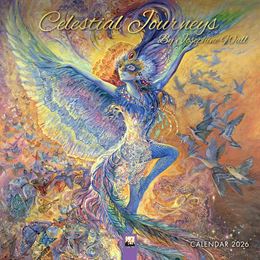 CELESTIAL JOURNEYS BY JOSEPHINE WALL 2026 CALENDAR (FLAME)