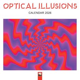 OPTICAL ILLUSIONS 2026 WALL CALENDAR (FLAME TREE)