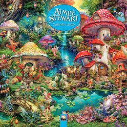 AIMEE STEWART 2026 WALL CALENDAR (FLAME TREE) (PFP)