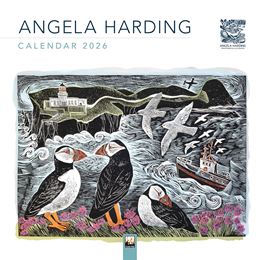 ANGELA HARDING 2026 WALL CALENDAR (FLAME TREE) (PFP)