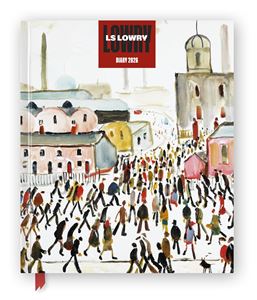 L.S. LOWRY 2026 DESK DIARY PLANNER (FLAME TREE)