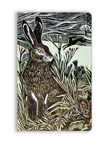 ANGELA HARDING HIDDEN HARES SOFT TOUCH RULED JOURNAL (HB)