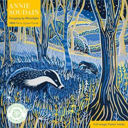 ANNIE SOUDAIN FORAGING BY MIDNIGHT SUSTAINABLE JIGSAW (NEW)