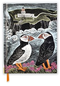 ANGELA HARDING FAIR ISLE PUFFINS FOILED SKETCH BOOK (HB)