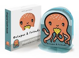 OCTOPUS AND FRIENDS SHAPED BATH BOOK (WEE GALLERY)