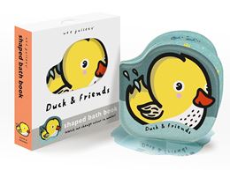 DUCK AND FRIENDS SHAPED BATH BOOK (WEE GALLERY)