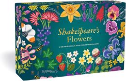 SHAKESPEARES FLOWERS 1000 PIECE CIRCULAR JIGSAW (SKITTLEDOG)