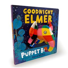 GOODNIGHT ELMER PUPPET BOOK (BOARD)