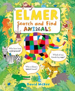 ELMER SEARCH AND FIND ANIMALS (BOARD)