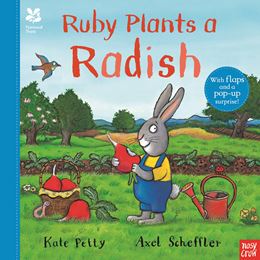 RUBY PLANTS A RADISH (LIFT THE FLAP) (HB)