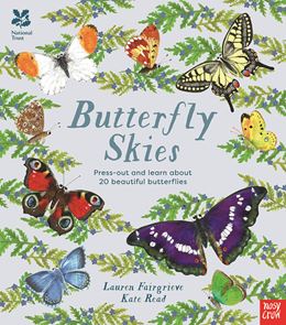 BUTTERFLY SKIES: PRESS OUT AND LEARN/ BUTTERFLIES (HB)