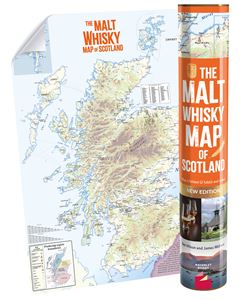 MALT WHISKY MAP OF SCOTLAND: NEW EDITION (ROLLED)