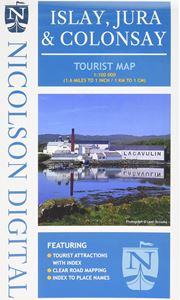 ISLAY JURA AND COLONSAY TOURIST MAP